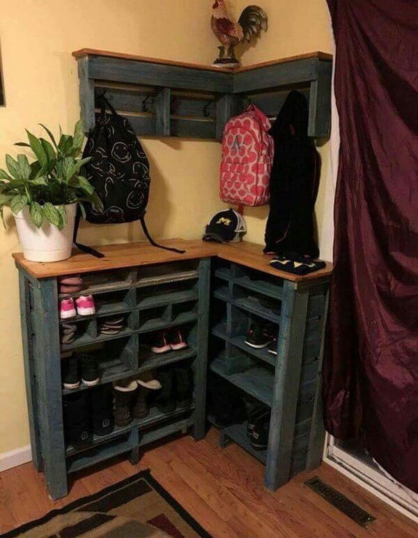 DIY Pallet Shoe Rack
 Best 15 Pallet Shoes Rack Ideas That Are Easy to Make