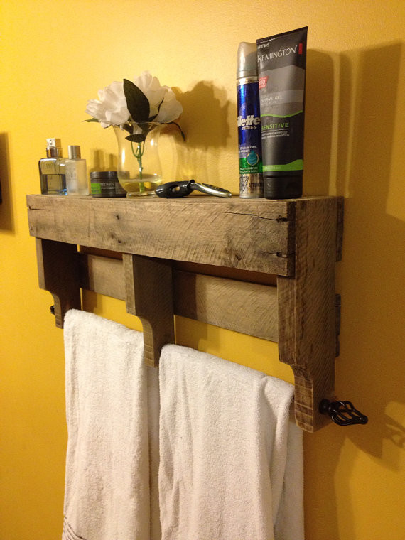 DIY Pallet Towel Rack
 Wish you had more space in your home Well then you have