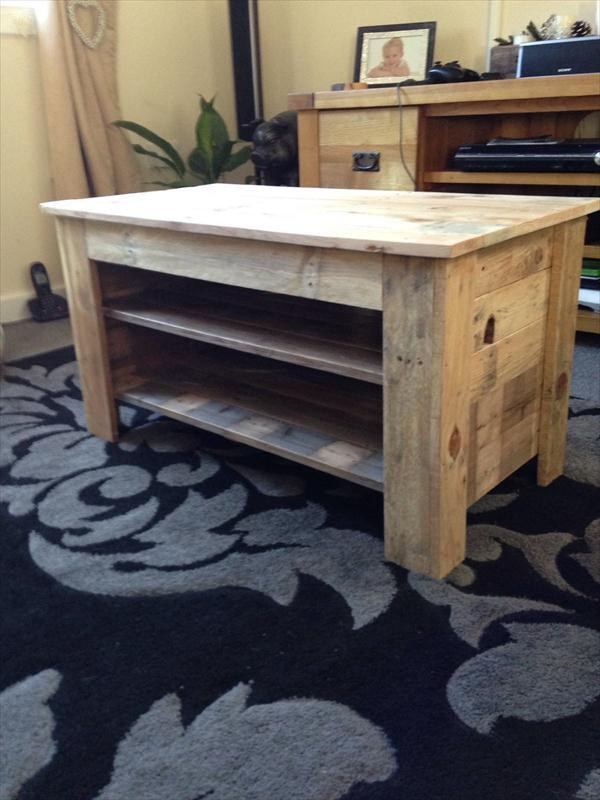 DIY Pallet Tv Stand Plans
 Upcycled Pallet TV Stand – Console Table
