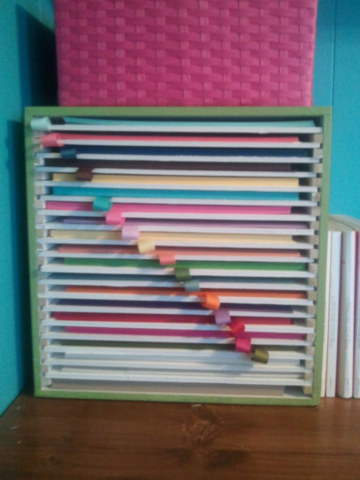 DIY Paper Organizer
 Paper Storage idea DIY CREATE