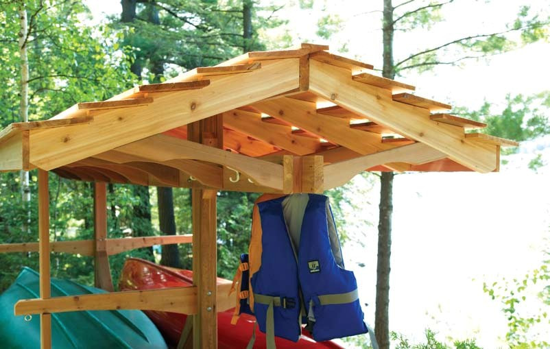 DIY Plan For A Wooden Canoe Rack
 Free Canoe Boat Rack Wood Plans