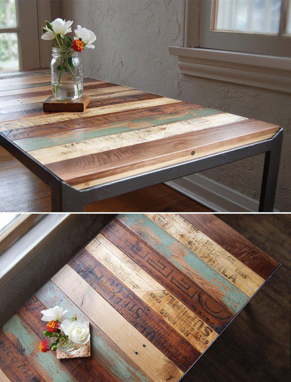 DIY Reclaimed Wood Table Top
 15 Easy DIY Reclaimed Wood Projects