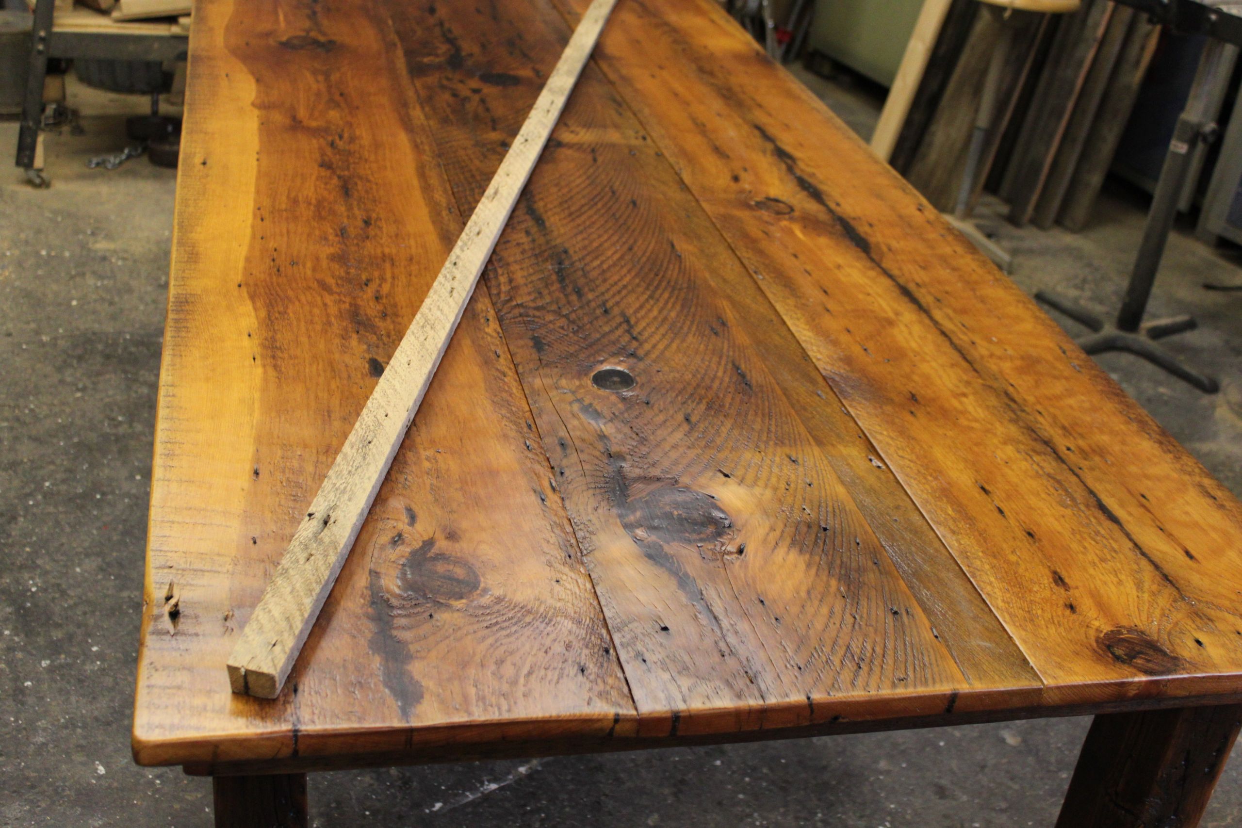 DIY Reclaimed Wood Table Top
 Using Reclaimed Barn Wood to build Harvest Tables…