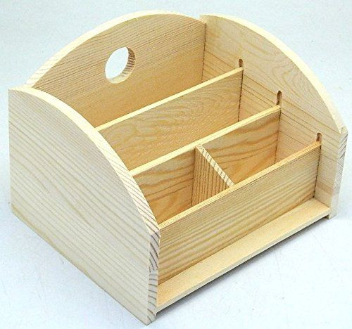 DIY Remote Control Organizer
 Design Your Own Wood Remote Control Paper Pen 4 Cells