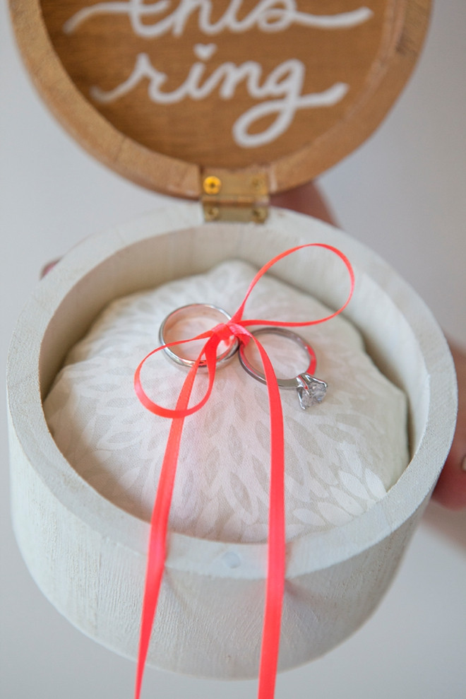 DIY Ring Bearer Box
 Learn how to make this adorable DIY ring bearer pillow box