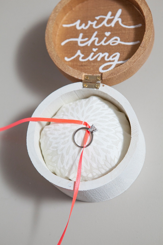 DIY Ring Bearer Box
 Learn how to make this adorable DIY ring bearer pillow box