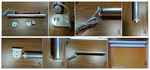 DIY Roller Shades Kit
 MorningRising 12V DIY Electric Roller Blind Shade Tubular