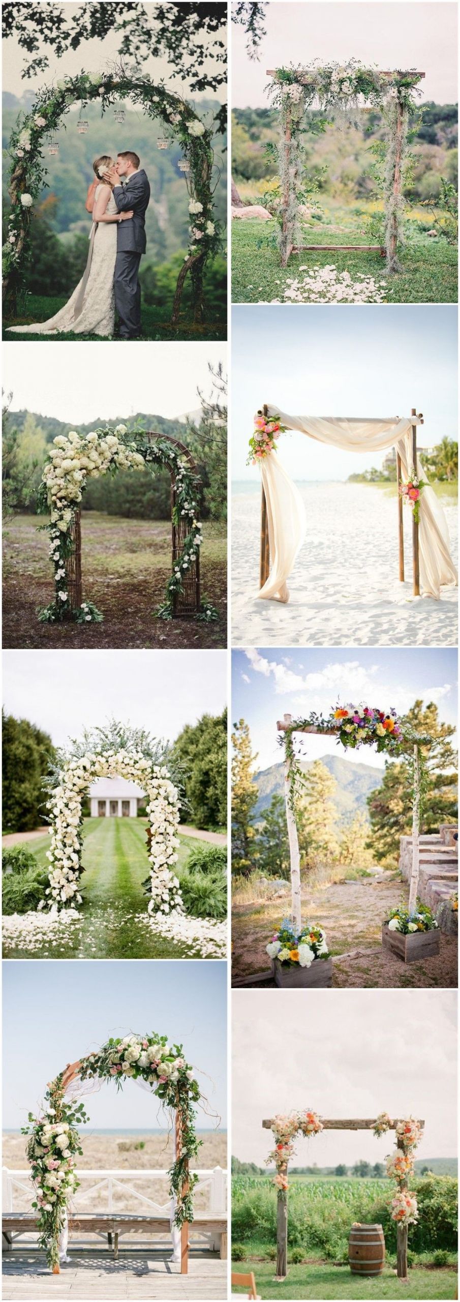 DIY Rustic Wedding Arch
 20 DIY Floral Wedding Arch Decoration Ideas