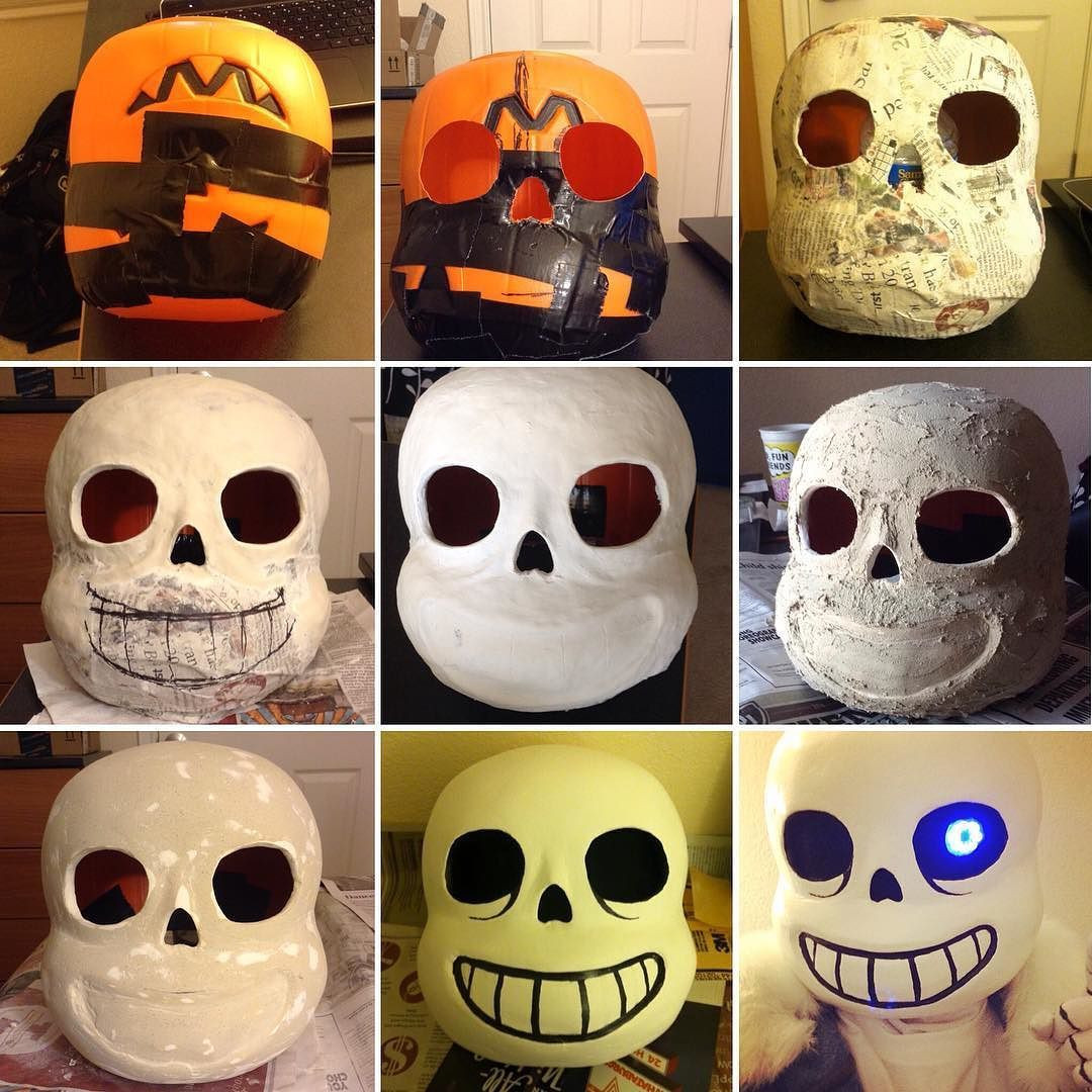 DIY Sans Mask
 Best 25 Undertale costumes ideas on Pinterest