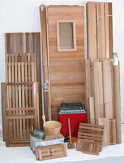 DIY Sauna Kit
 4 x5 Home Sauna Kit