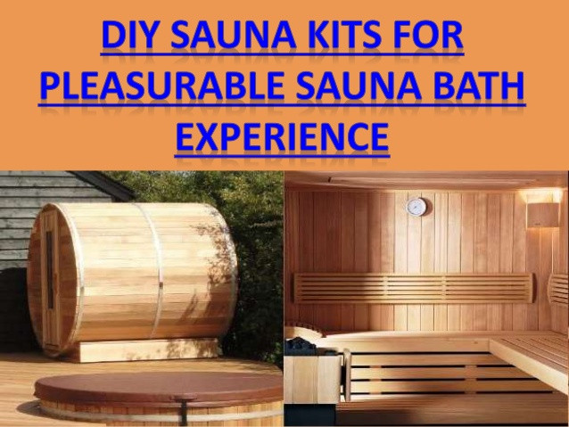 DIY Sauna Kit
 Diy sauna kits