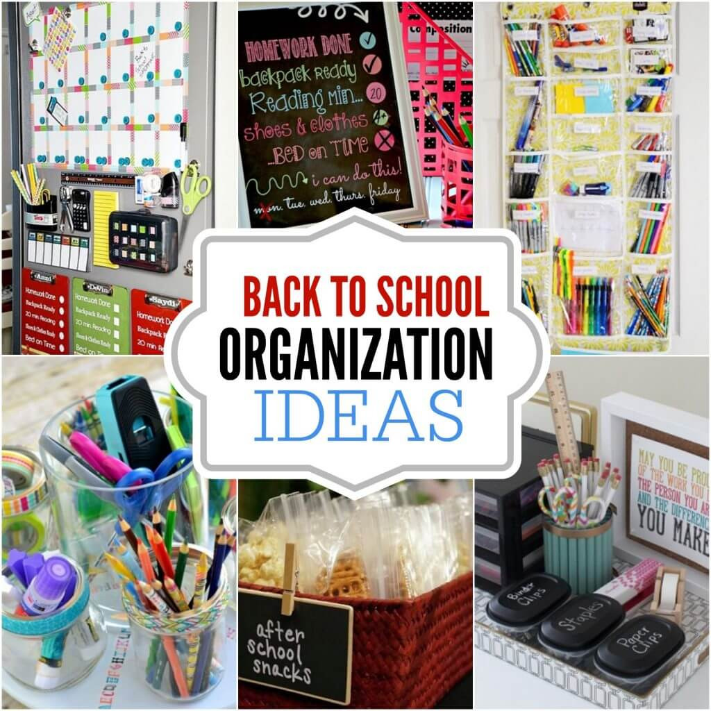 DIY School Organization Ideas
 DIY back to school organization ideas 15 DIY back to