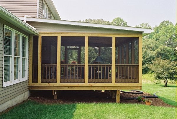 DIY Screen Porch Kits
 Help needed on staining a screened in porch DIY