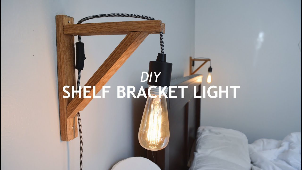 DIY Shelving Brackets
 DIY SHELF BRACKET LIGHT