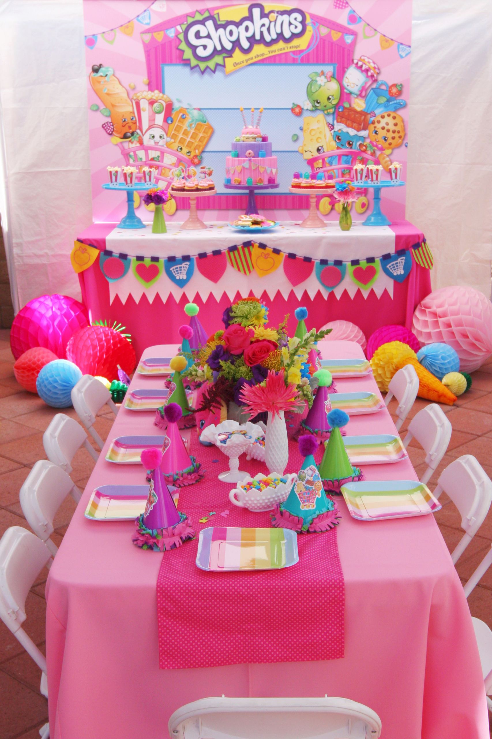 DIY Shopkins Party Decorations
 Shopkins Birthday Party by Minted and Vintage