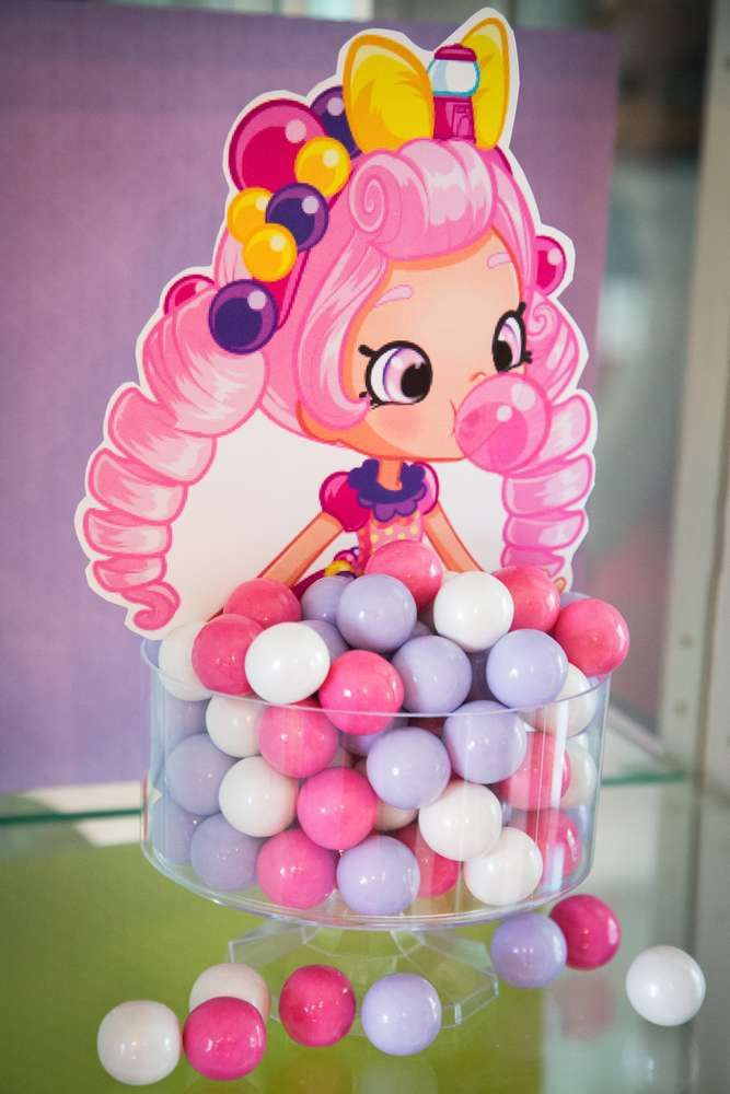 DIY Shopkins Party Decorations
 What a cool idea for gum at a Shopkins Birthday Party see