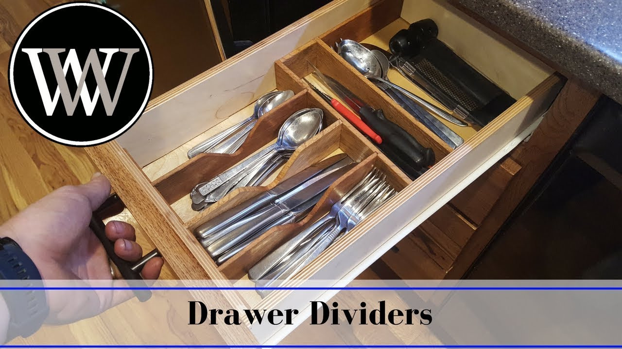 DIY Silverware Drawer Organizer
 Making a Kitchen Drawer Organizer