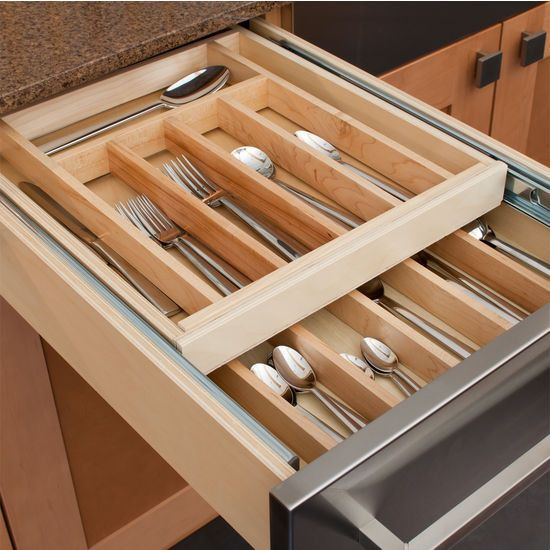 DIY Silverware Drawer Organizer
 Hafele Wooden Double Cutlery Kitchen Drawer es