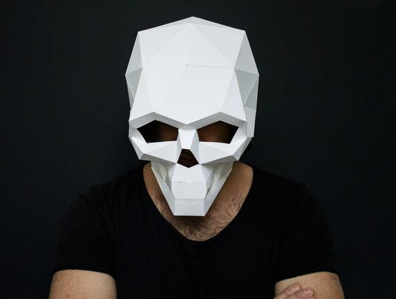 DIY Skull Mask
 Make your own Skull Mask for Halloween DIY by AwesomePatterns