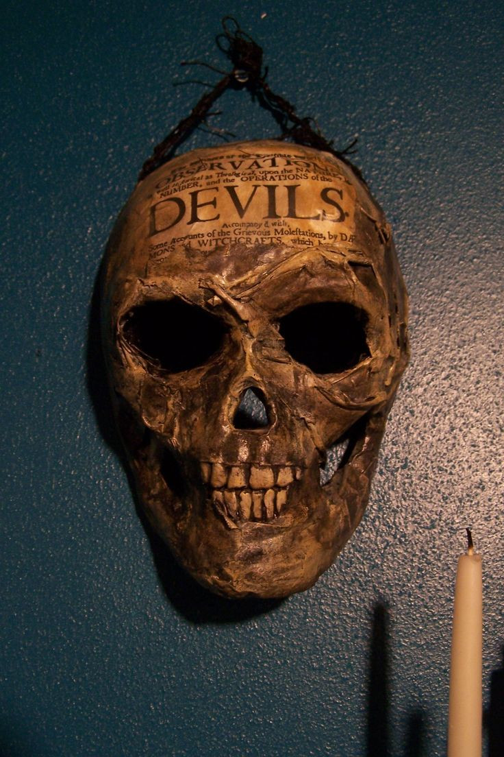 DIY Skull Mask
 DIY Paper Mache skull mask skullish