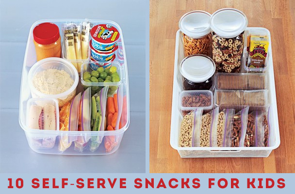 DIY Snacks For Kids
 10 Self Serve Snacks for Kids