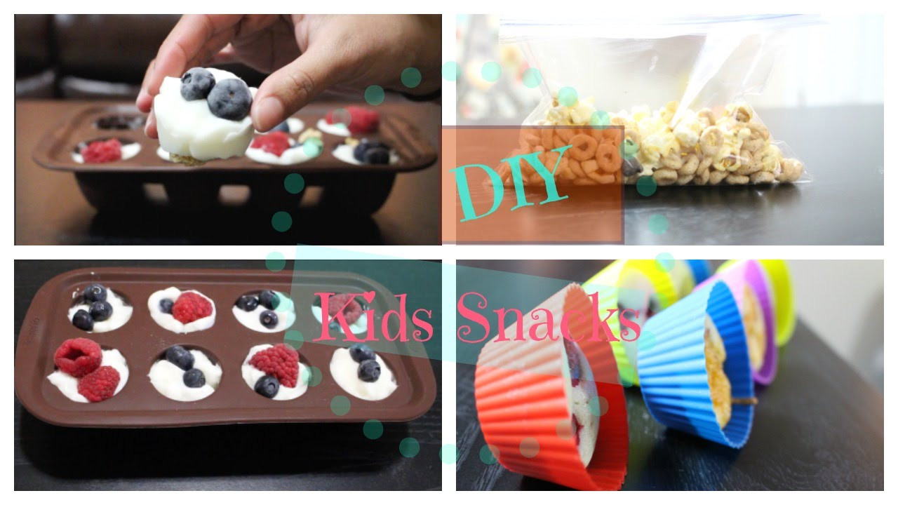 DIY Snacks For Kids
 DIY SNACKS FOR KIDS