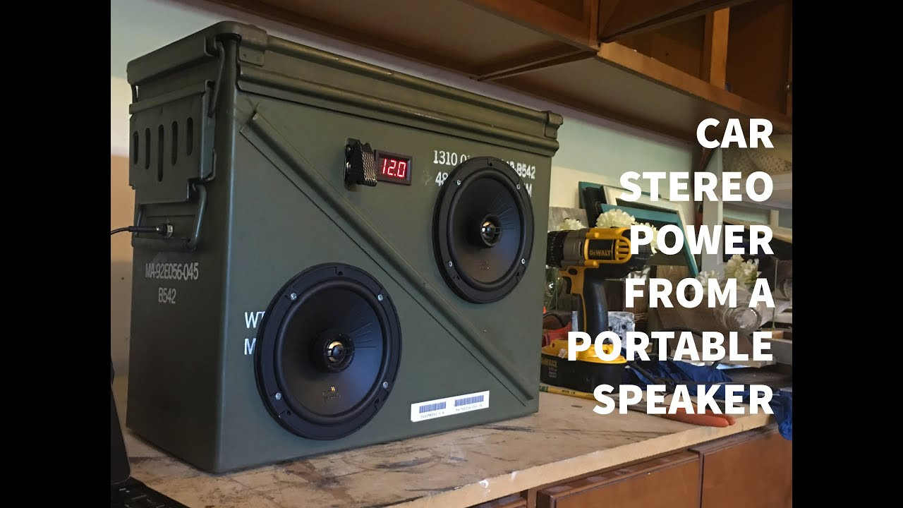 DIY Speaker Box
 DIY Ammo Box Speaker