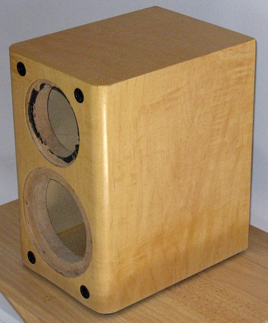 DIY Speaker Box
 Maple Finished DIY Speaker Cabinet Center Channel Box