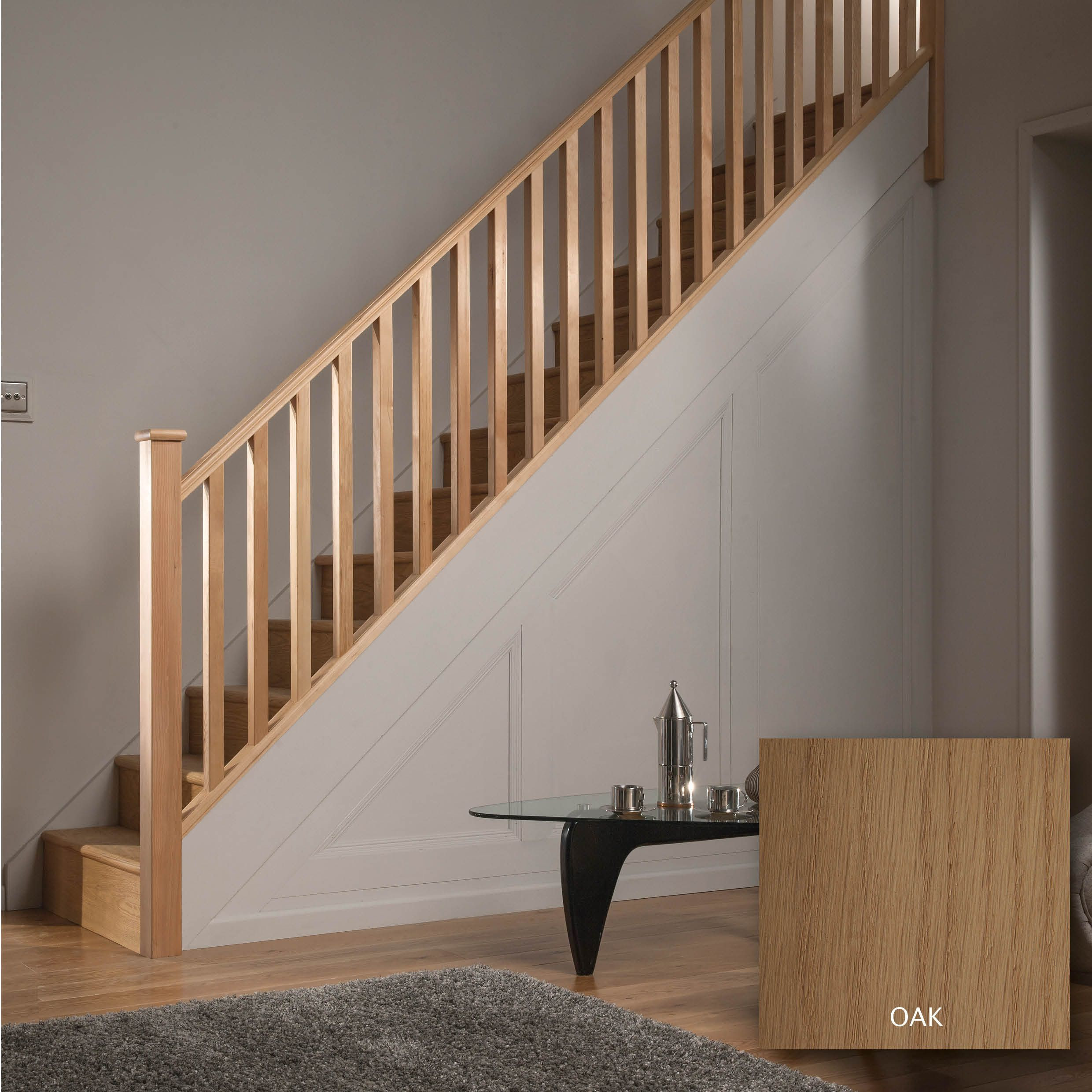 Diy Staircase Kits Inspirational Square Oak 32mm Plete Banister Project Kit Of Diy Staircase Kits 