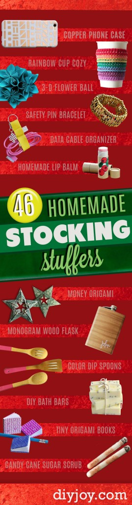 DIY Stocking Stuffers For Adults
 46 Tiny Homemade Gifts That Make The Cutest DIY Stocking