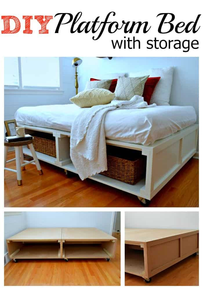 DIY Storage Bed Plans
 How to Build a DIY Platform Bed with Storage