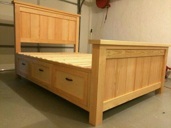 DIY Storage Bed Plans
 Woodwork in 2019