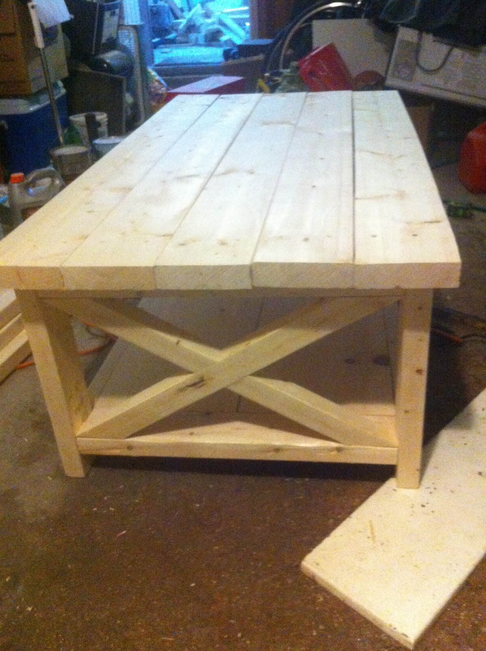 DIY Table Planners
 artisan des arts DIY Oxidized wood X coffee table