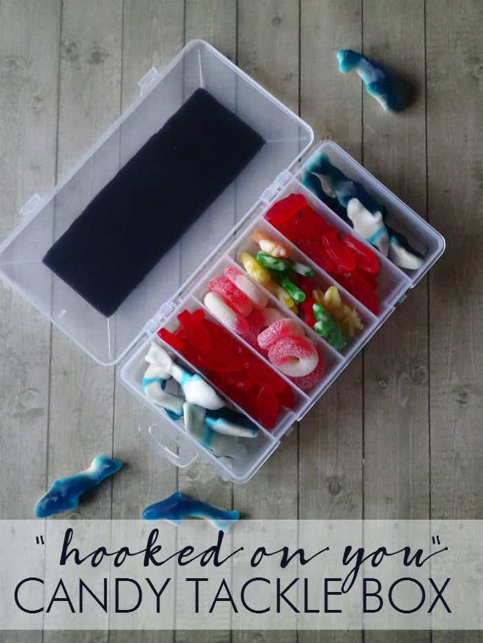 DIY Tackle Box
 "Hooked on You" DIY Candy Tackle Box Living La Vida Holoka