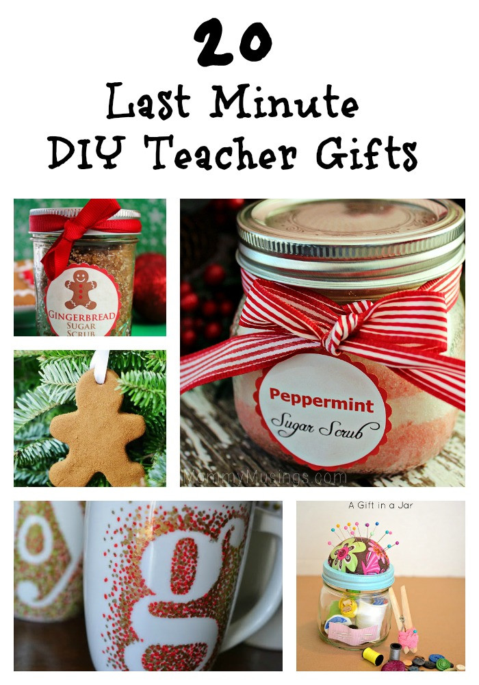 DIY Teacher Gifts Ideas
 20 Last Minute DIY Teacher Gifts diy ts Trippin