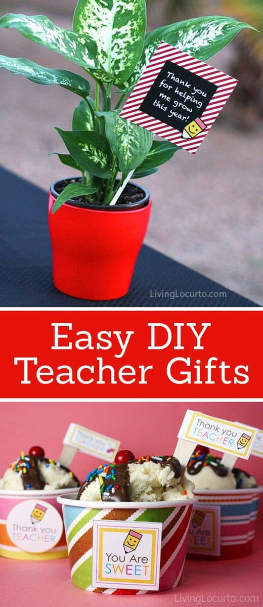 DIY Teacher Gifts Ideas
 Easy DIY Teacher Gifts