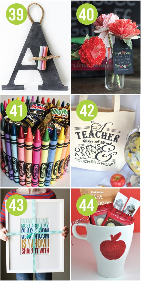 DIY Teacher Gifts
 Quick and Easy Teacher Appreciation Gifts And Ideas The