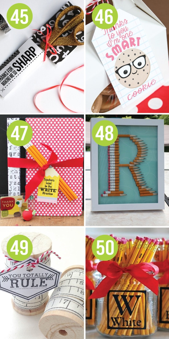 DIY Teacher Gifts
 Quick and Easy Teacher Appreciation Gifts And Ideas The