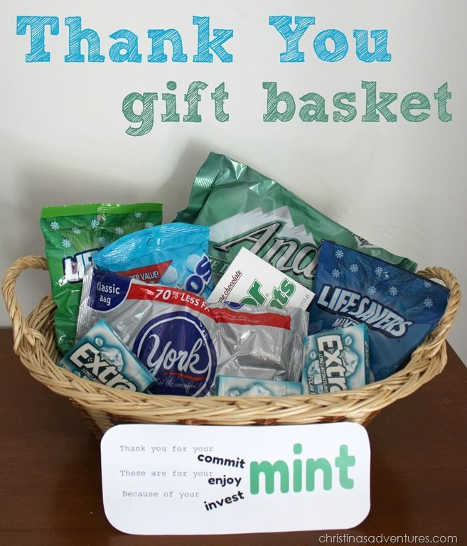 Diy Thank You Gift Ideas
 Thank you t basket