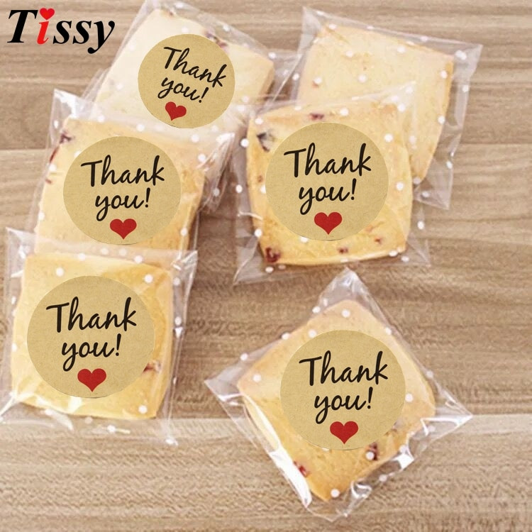 Diy Thank You Gift Ideas
 120PCS Thank You Kraft Stickers Paper Gift Tags Wedding