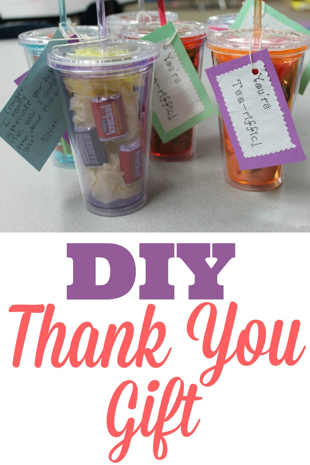 Diy Thank You Gift Ideas
 DIY thank you t for volunteers Simply Sweet Days