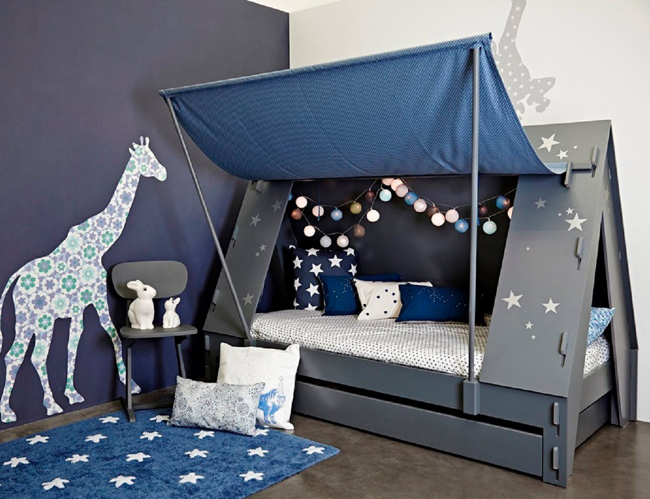 DIY Toddler Bed Tent
 Kids Tent Cabin Canopy Bed Gad Flow