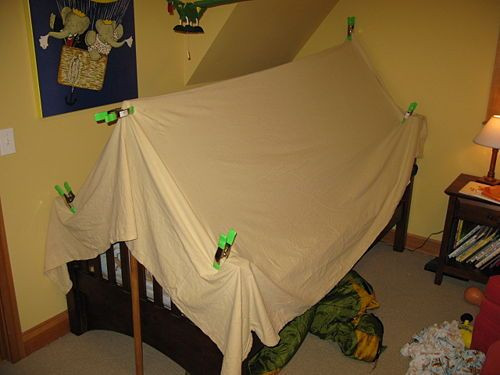 DIY Toddler Bed Tent
 Tent Beds and Toddler bed tent on Pinterest