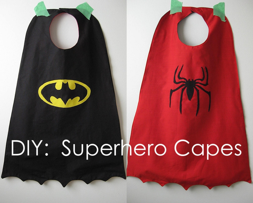 DIY Toddler Cape Pattern
 My Handmade Home Tutorial DIY Superhero Capes