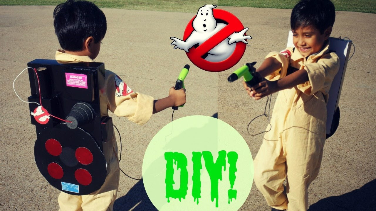 DIY Toddler Ghostbuster Costume
 Easy DIY Ghostbusters Proton Pack