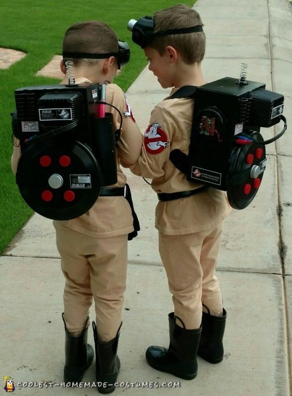 DIY Toddler Ghostbuster Costume
 Coolest DIY Ghostbusters Costumes for Halloween in 2019