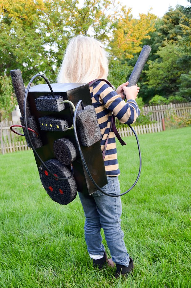 DIY Toddler Ghostbuster Costume
 How To Ghostbusters Inspired DIY Proton Pack