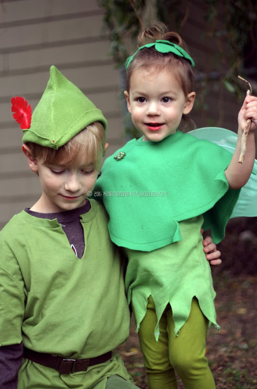 DIY Toddler Peter Pan Costume
 Tinkerbell Peter Pan
