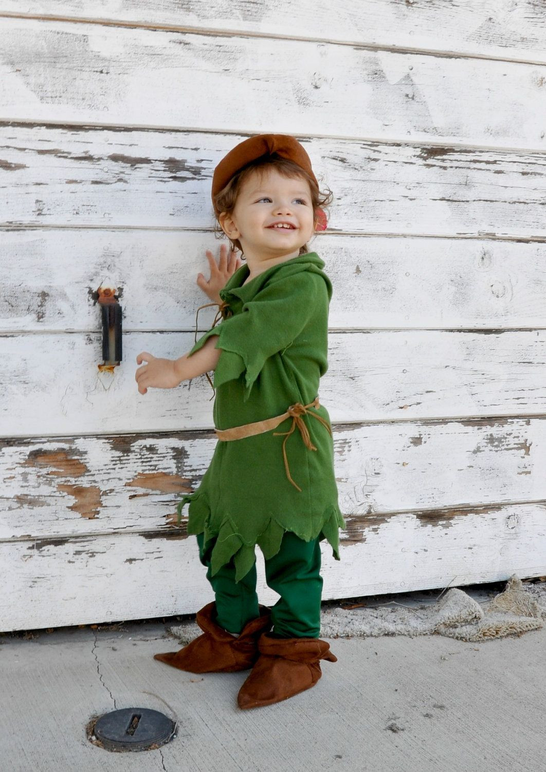 DIY Toddler Peter Pan Costume
 peter pan inspired costume set Robin hood COSTUME boy