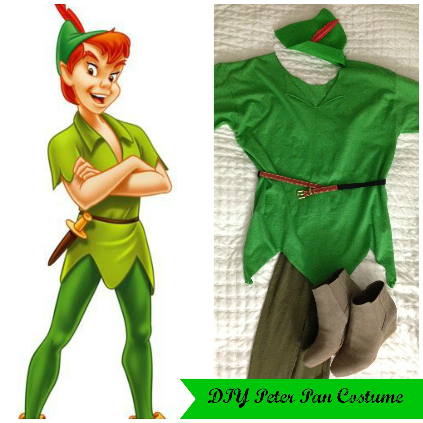 DIY Toddler Peter Pan Costume
 Adventures in DIY DIY Peter Pan Group Costumes Peter Pan